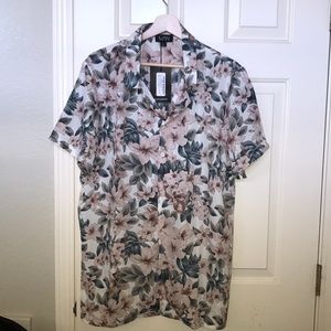 NWT Boohoo man Button up shirt